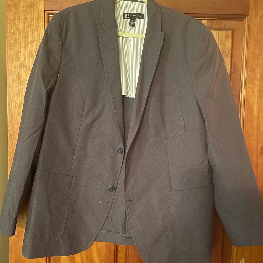 INC grey blazer